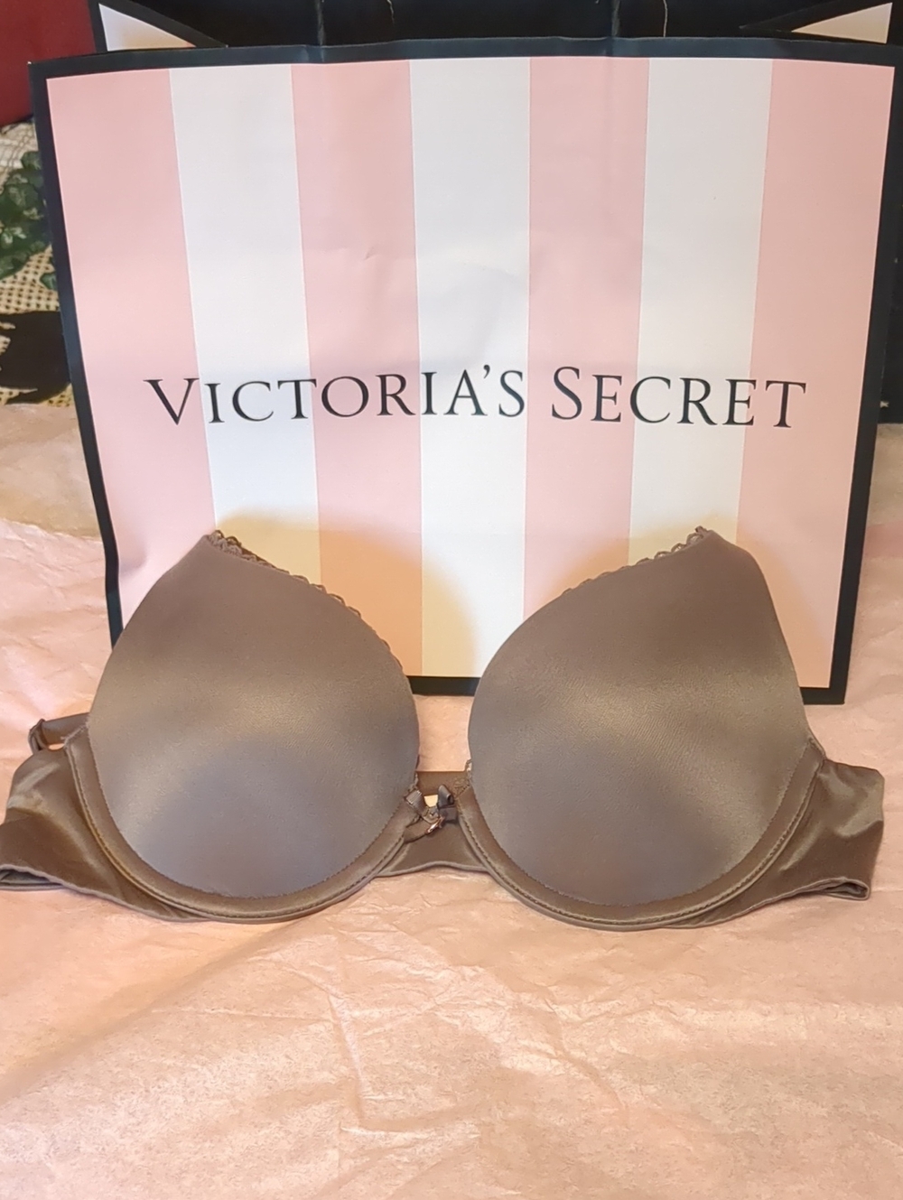 Victoria's Secret Body By Victoria Perfect Shape Push-up Gray 32B